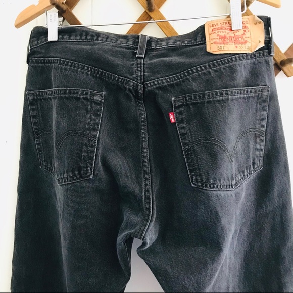 Levi’s Vintage 501 Button Fly Black Jeans - Picture 6 of 7